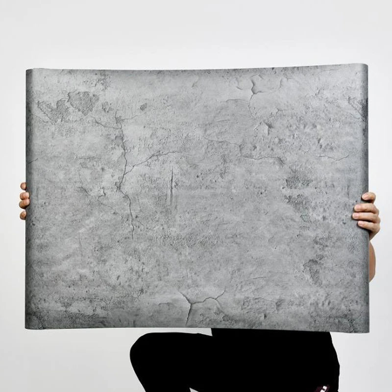 コンクリート壁紙を広げたところ（幅60cm）